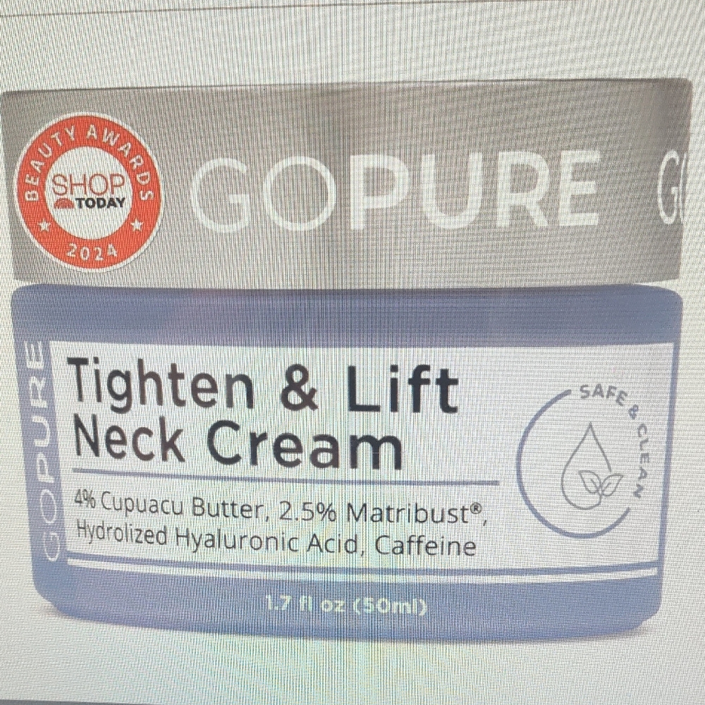 GoPure Tighten & Lift Neck Cream - Blue